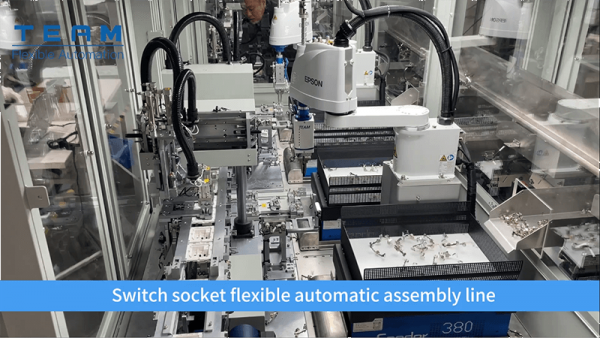 Socket Switch Flexible Automatic Assembly Station