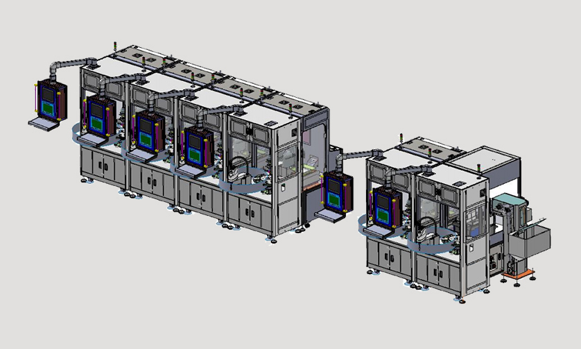 Medium yield flexible automatic production line